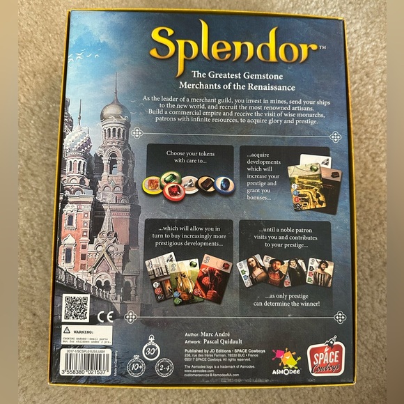 Splendor Board Game - Picture 2 of 3